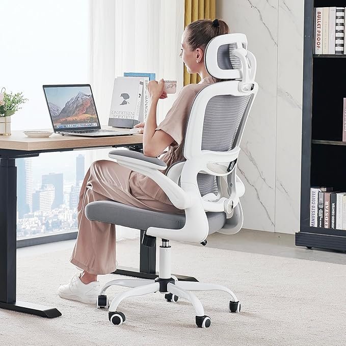 Office Chair Ergonomic Desk Chair, 330 LBS Home Mesh Office Desk Chairs with Wheels, Comfortable Gam