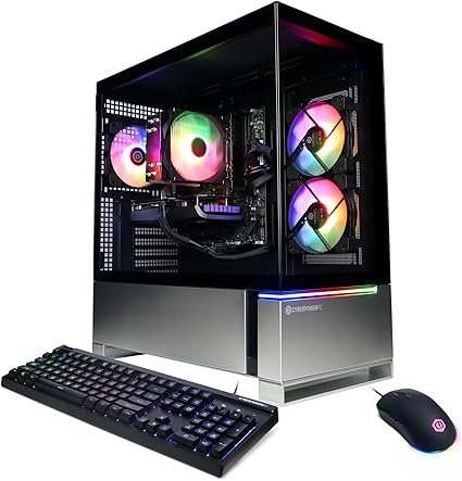 CyberPowerPC Gamer Master Gaming PC, AMD Ryzen 7 8700F 4.1GHz, GeForce RTX 4060 Ti 8GB, 16GB DDR5, 1