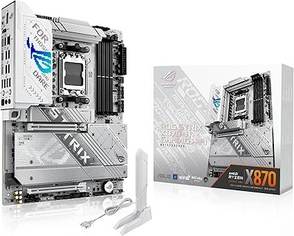 ASUS ROG Strix X870-A Gaming WiFi AMD AM5 X870 ATX Motherboard 16+2+2 Power Stages, Dynamic OC Switc