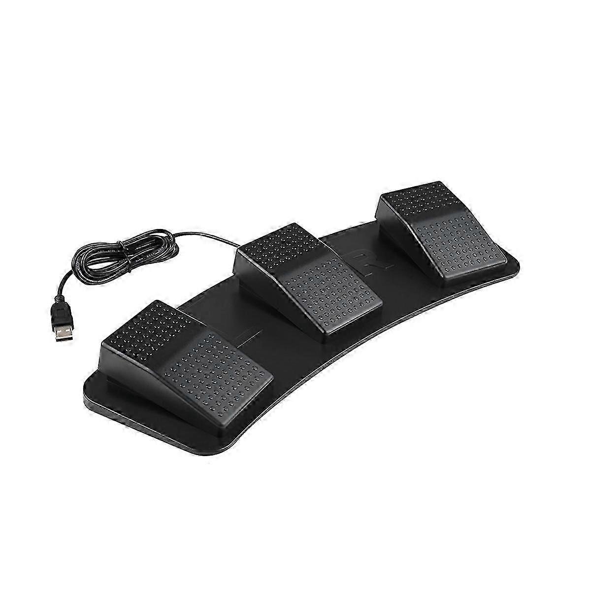 Customized Gaming Keyboard with USB Triple Foot Switcher Controller for Multimedia and Computer Acti