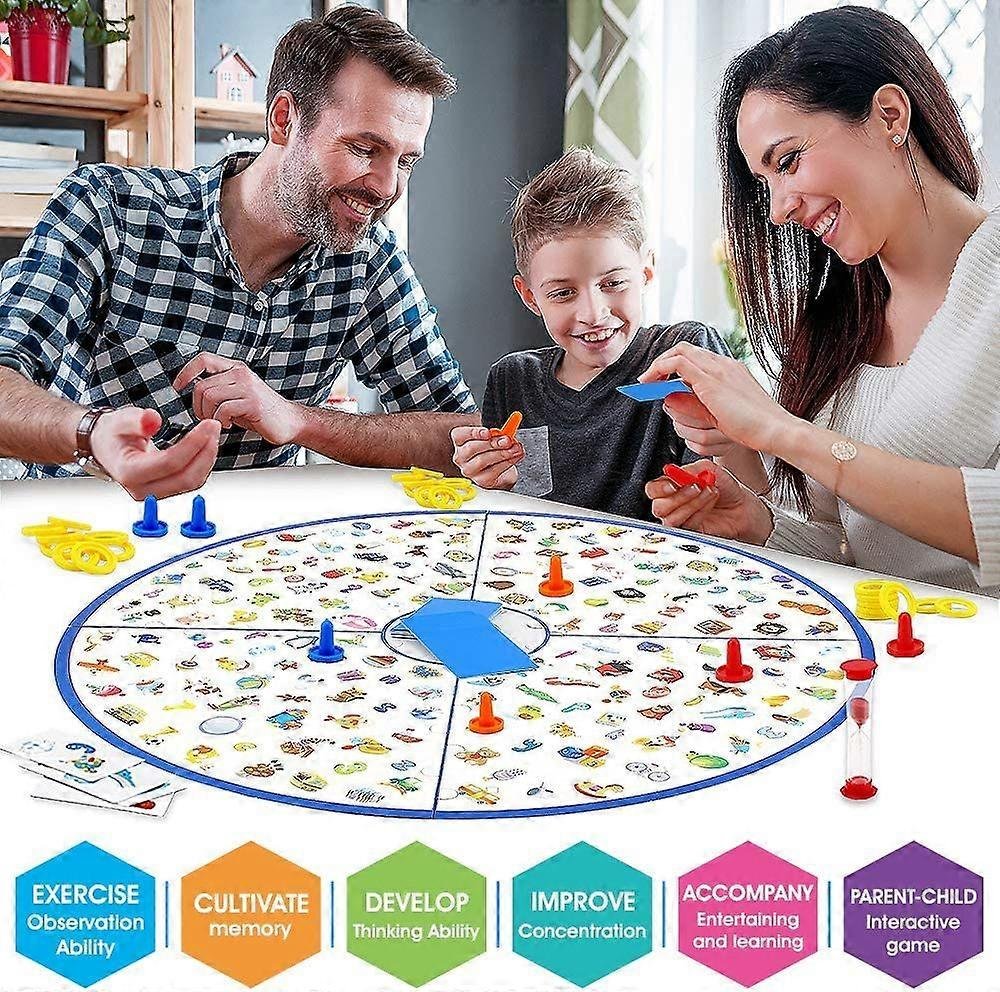Board Game Educational Little Detective Board Games for Kids Toys for Family Party Matching Games To