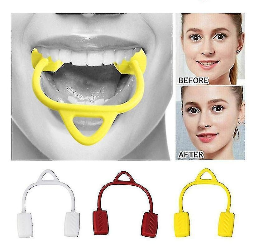 Nutrition gels chews jaw line exerciser facial muscle trainer silicone chew anti wrinkle red