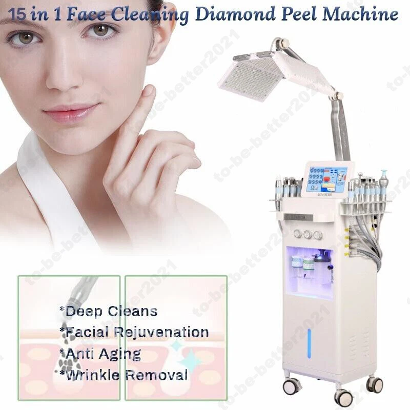 15 in 1 PDT Hydra Oxygen Skin Tightening Acne Repair Skin Hydrate Face Machine