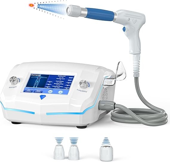 Extracorporeal Shock Wave Therapy ESWT Machine with Focused and Radial Workheads, Physical Therapy t