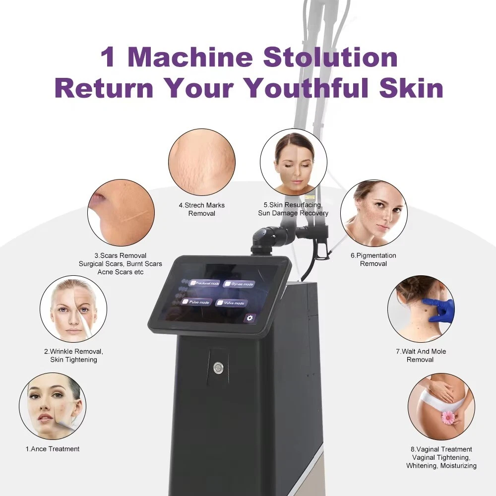 CO2 Laser Machine Tighten Scar Acne Removal Stamp Laser Personal Care Treatment
