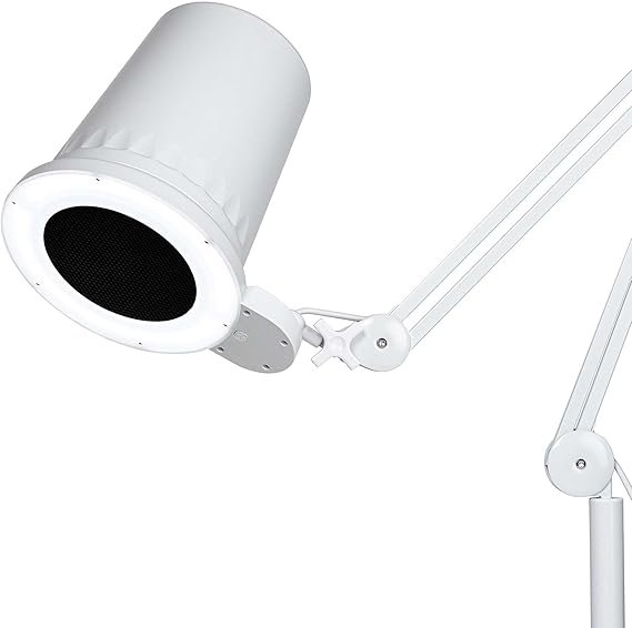 4BLANC® Alize Original Vacuum Nail Dust Collector for Pedicure with Built-in Dimmable LED Lamp, Cert