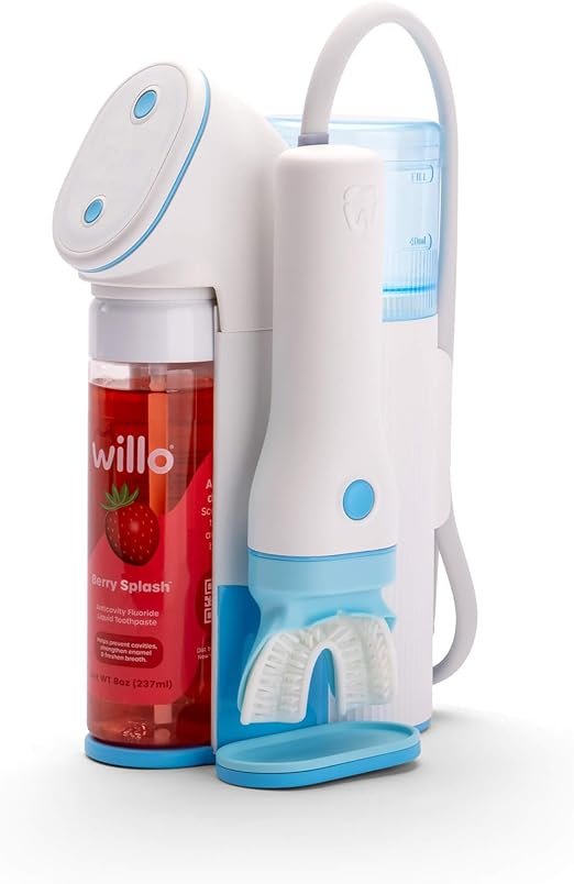 Willo Fully Automated Kids U-Shaped Electric Toothbrush - 2 Brushing Timers, Deep-Cleans, Consistent