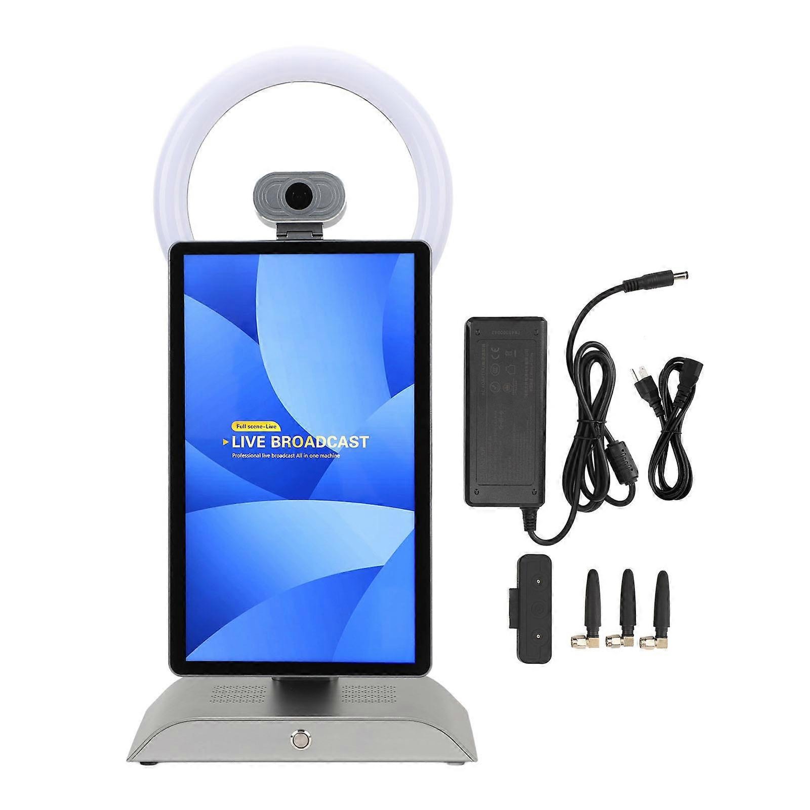 15.6 Inch Desktop Screen with Camera and Fill Light Projection Display Screen All in One Machine for