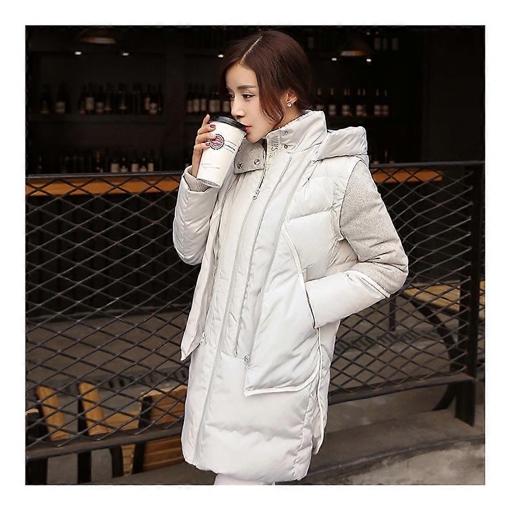 Woman Winter Thick Warm Middle Long Down Coat