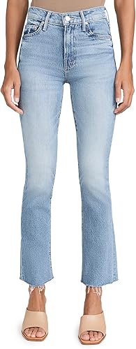 MOTHER Women's The Outsider Flood Fray Jeans