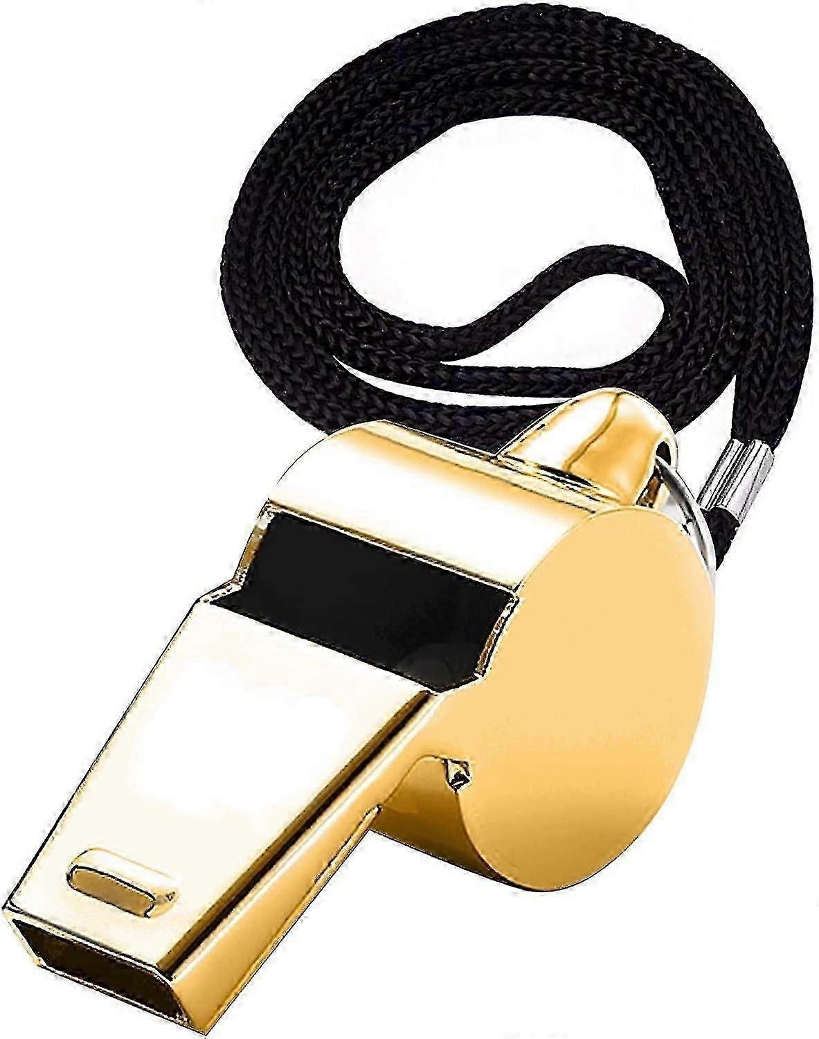 Whistles, Metal Sports Whistle With Lanyard, Metal Sports Whistles With Lanyard, For Sports, Basketb