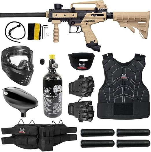 Maddog Tippmann Cronus Tactical Protective Paintball Gun Marker Starter Package